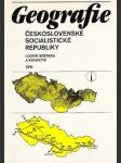 Geografie Československé socialistické republiky - náhled