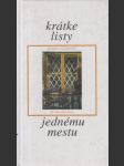 Krátke listy jednému mestu - náhled