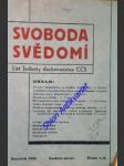 SVOBODA SVĚDOMÍ - Ročník VIII. - číslo 1-2 - Kolektiv autorů - náhled