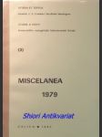 MISCELANEA 1979 - Kolektiv autorů - náhled