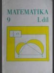 Matematika 9 i. díl - náhled