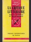 La critique Littéraire - náhled