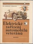 Elektrické zařízení automobilů veteránů - náhled