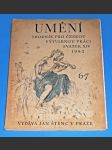 Umění - Sborník pro českou výtvarnou práci 6-7 ,.1942 - náhled