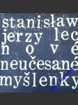 Nové neučesané myšlenky - lec jerzy stanislaw - náhled