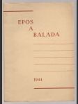 Epos a balada - náhled