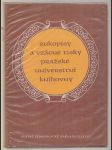 Rukopisy a vzácné tisky pražské universitní knihovny - náhled