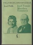 Portréty spisovatelů Josef Toman Miroslava Tomanová - náhled