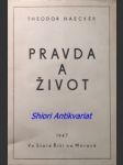 Pravda a život - haecker theodor - náhled