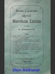 Druhá a poslední odpověď národním listům k otázce o jesuitech - vinařický karel alois - náhled