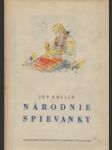 Národnie spievanky I. - II. - náhled