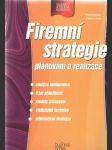 Firemní strategie - plánování a realizace - náhled