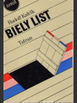 Biely list - náhled