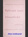 Vybrané stati filosofické - maritain jacques - náhled