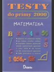 Testy do prímy 2000 matematika - náhled