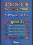 Testy do prímy 2000 slovenský jazyk - náhled