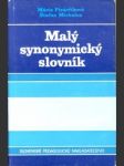 Malý synonymický slovník - náhled