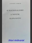 O nacionalismu a novém slovanství - pimper antonín - náhled