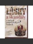 Lásky a škandály v našich panovníckych rodoch (Lásky a skandály v panovnických rodech, Slovensko (Habsburkové, Jagellonci, Anjou, Zikmund Lucemburský, Rudolf II) (Šlechta, text slovensky) - náhled