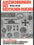 Auszeichnungen des Deutschen Reiches 1936-1945 - náhled