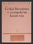 Česká literatura v evropském kontextu - náhled