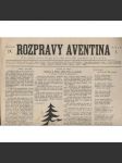 Rozpravy Aventina, ročník IX/1933/1934, číslo 1.-10. Čtrnáctideník pro literaturu, umění a kritiku - náhled