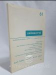 Svědectví: Čtvrtletník pro politiku a kulturu, ročník 16, číslo 61 - náhled