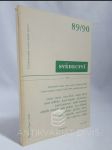 Svědectví: Čtvrtletník pro politiku a kulturu, ročník 23, číslo 89/90 - náhled