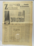 Zítřek - Týdeník pro politiku, ekonomiku, vědu a kulturu 26. 2. 1969, ročník II, číslo 8: Zoufalý čin (sebeupálení Jana Palacha) - náhled