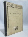 P. Ovidius Naso: Výbor z jeho básní I: Text - náhled