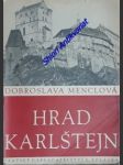 Hrad karlštejn - menclová dobroslava - náhled