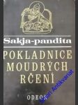 Pokladnice moudrých rčení - pandita - sakja - náhled