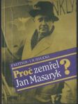 Proč zemřel jan masaryk? - náhled