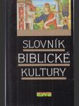 Slovník Biblické kultury - náhled