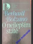 O nejlepším státě - bolzano bernard - náhled