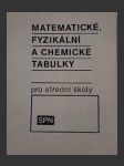 Matematické, fyzikální a chemické tabulky pro střední školy - náhled