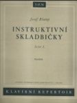 Instruktivní skladbičky, sešit i. - náhled