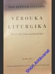 Věrouka liturgika - ( pro i. a ii. třídu středních škol) - augustin bedřich - náhled