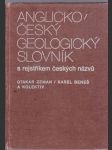 Anglicko-český geologický slovník - náhled