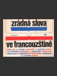 Zrádná slova ve francouzštině - náhled