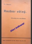 Rozbor větný - příručka ke zkouškám - šebek františek - náhled