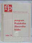 Program Pražského filmového klubu rok 1975, všech 12 čísel - náhled