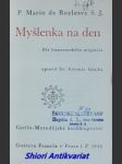 Myšlenka na den - marin de boylesve s.j. - náhled