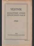 Věstník královské české společnosti nauk; ročník 1942 - náhled