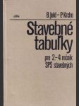 Stavebné tabuľky  pre 2.-4. ročník SPŠ stavebných (veľký formát) - náhled