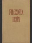 Filozofia dejín - náhled