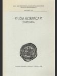 Studia Moravica VI - náhled