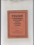 Poučení o nejdůležitějších ustanoveních zákona o sociálním pojištění - náhled