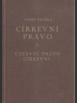 Církevní právo se zřetelem k partikulárnímu právu československému - náhled