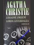 Záhadné zmizení lorda listerdalea - christie agatha - náhled